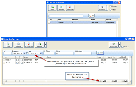 gestion pour la reprographie deolys